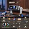 Selius Mini proiettore - 1200 lumen - Risoluzione nativa 1080p - Portatile - Ideale per home cinema e presentazioni