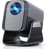 Selius Proiettore portatile Beamer - Luminosità di 1000 lumen ANSI - Risoluzione Full HD 1920 x 1080 - Proiettore smart con sistema operativo Android