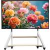 Merkloos Solidchoice - Supporto mobile per televisori con ruote, adatto a televisori da 65 a 100 pollici