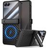 Merkloos Custodia Solidchoice per Galaxy Z Flip 7 con protezione per la cerniera e supporto integrato