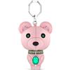 SWAROVSKI PORTACHIAVI ICONS, ORSO KRIS ROSA 5650128