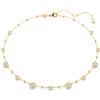 SWAROVSKI COLLANA IMBER, BIANCO, PLACCATA ORO 5680090