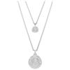 SWAROVSKI PENDENTE STRATIFICATO LAYERED METEORA PLACCATO RODIO