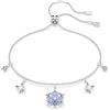 SWAROVSKI BRACCIALE MAGIC, FIOCCO DI NEVE, TAGLIO MISTO BLU