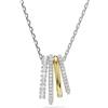 SWAROVSKI PENDENTE HYPERBOLA BIANCO, PLACCATURA MISTA 5696626