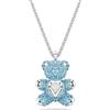 SWAROVSKI PENDENTE TEDDY AZZURRO