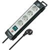 Brennenstuhl BS-1951540101-Base Tomas mult. Prem.5m4T Gris/neg.