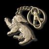 Harry Potter The Noble Collection Harry Potter Hufflepuff Keychain Small Gold