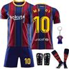 Abbigliamento Calcistico Messi 10 Barcellona Completo Calcistico per Bambino 130