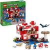 LEGO Minecraft La casa del Mooshroom 21270 | Giochi per bambine da 8 anni, set di costruzioni, con Steve, mob, tavolo per crafting e fattoria, regalo per gamer, 500 pezzi