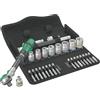 Wera, 8100 SB 9 Kit con cricchetto Zyklop Speed, attaco da 3/8, in pollici, 29 pezzi