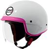 TOP DRIVE Casco Moto Scooter Omologato ECE 22 Visiera antigraffio che filtra i raggi UV tg- l -53 cm