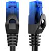 KabelDirekt - Cavo LAN/di rete - 22,8 metri - Gigabit, RJ45, nero