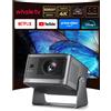 Magcubic Mini proiettore 4K【Compatibile con Netflix】1080P Nativo 600 ANSI Auto