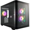 FSP S380 Tower Computer Case Nero, Vetro Temperato x 2