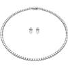 SWAROVSKI SET COLLANA E ORECCHINI MATRIX BIANCO, 5647730