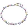 SWAROVSKI COLLANA GEMA MULTICOLORE, PLACCATURA RODIO 5656397