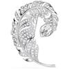 SWAROVSKI SPILLA IDYLLIA BIANCO, PLACCATURA RODIO 5747549