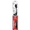 Colgate Spazzolino da denti a 360° al carbone attivo medio, 1 pezzo - spazzolino manuale pulisce denti, lingua, guance e gengive
