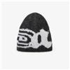 ROA Berretto ROA Vortex Mohair Beanie Black White