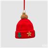 EDG Enzo De Gasperi Addobbo Cappello Rosso H9 cm - Decorazione Albero di Natale