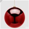 EDG Enzo De Gasperi Pallina di Natale Lucida Burgundy Ø20 cm - Addobbo Natalizio
