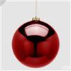 EDG Enzo De Gasperi Pallina di Natale Lucida Burgundy Ø15 cm - Addobbo Natalizio