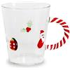 WD LifeStyle Tazza Babbo Natale in Vetro 425 ml - Tazza Natalizia Idea Regalo