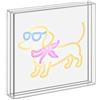 WD LifeStyle Insegna Neon Bassotto 23x23 cm in Plexiglass - Lampada Decorativa LED