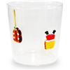 WD LifeStyle Bicchiere Vetro Borosilicato Cc 250 ml Decoro Camino