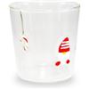 WD LifeStyle Bicchiere Vetro Borosilicato Cc 250 ml Decoro Gnomo