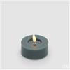 EDG Enzo De Gasperi Set 2 Candele LED Glitter Verdi Ø3 cm IP20 - Decorazione Natalizia