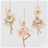EDG Enzo De Gasperi Addobbo Ballerina Pink Mix H17 cm - 1 Pezzo Assortito Decorazione di Natale