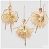 EDG Enzo De Gasperi Addobbo Ballerina Gold H17 cm - 1 Pezzo Assortito Decorazione di Natale