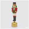 EDG Enzo De Gasperi Soldatino Twist Green Red con MicroLED e Movimento H36 Ø9 cm - Decorazione di Natale