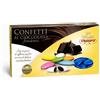 Generico Crispo Confetti al Cioccolato Fondente BLU, Colorati per Confettata, Bomboniere, Battesimo, Nascita, Comunione, Cresima, Compleanno ed Eventi 1kg