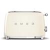 SMEG 50' STYLE TOSTAPANE 2 FETTE PANNA TSF01CREU