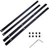 Merkloos Kit connettori per guide - 4 connettori per guide - Compatibili e resistenti - Perfetti per Makita e Festool - Rinforzati e affidabili…