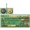 8Bitdo Retro 87 Mechanical Keyboard for Windows PC & Android, Forest Wonder - ANSI US Layout