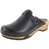 WALTL Adam 1608 - Zoccoli in legno da uomo, colore: Nero