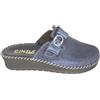 Cinzia Soft IU406322 001 Pantofole Donna in Vera Pelle Blu