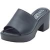 Cinzia Soft IAF203174 Nero Sandali Scalsati per Donna in Pelle con Tacco