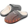 Dr.warm Pantofole riscaldate elettriche, unisex, con batteria ricaricabile, unisex, per donne e uomini