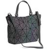 FZChenrry Borse geometriche Borsa a tracolla riflettente olografico Borse Luminose Borsa a tracolla Tote