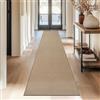 Capslpad Tappeto Passatoia per Ingresso 60x300cm Antiscivolo Tappeto da Corridoio Lavabile Aspetto Giuta Tappeto da Cucina Resistente Tappeto per Pavimento per Soggiorno, Camera da Letto, Balcone