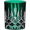 Riedel Laudon Tumbler Whisky Tumbler Vetro Cristallo Verde Scuro H 10 cm