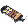 COSTWAY Piastra Elettrica per Grigliare con Rivestimento Antiaderente | Barbecue Elettrico con Temperatura Regolabile, Vassoio Raccogli-grasso e Manici Freddi, per Interno ed Esterno (2150W)