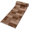 Mazovia Tappeto Passatoia Corridoio 67x875cm Crema Geometrico Retrò Anni 90 | Tappeto Passatoia per Cucina Lavanderia Camera da Letto Beige Antiscivolo Base in Gomma Facile da Pulire Venduto al Metro