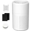 GORPENT Mini purificatore d'aria per camera da letto, purificatore d'aria per casa e ufficio, filtro HEPA H13 per allergie, rimuove polvere, polline, peli di animali, fumo, odori, modalità sleep, compatto ed