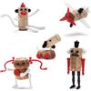 monkey business design Accessori di giocattoli classici per vino confezione regalo novità di 6 diversi pezzi artigianali per tappi rosso, bianco, nero